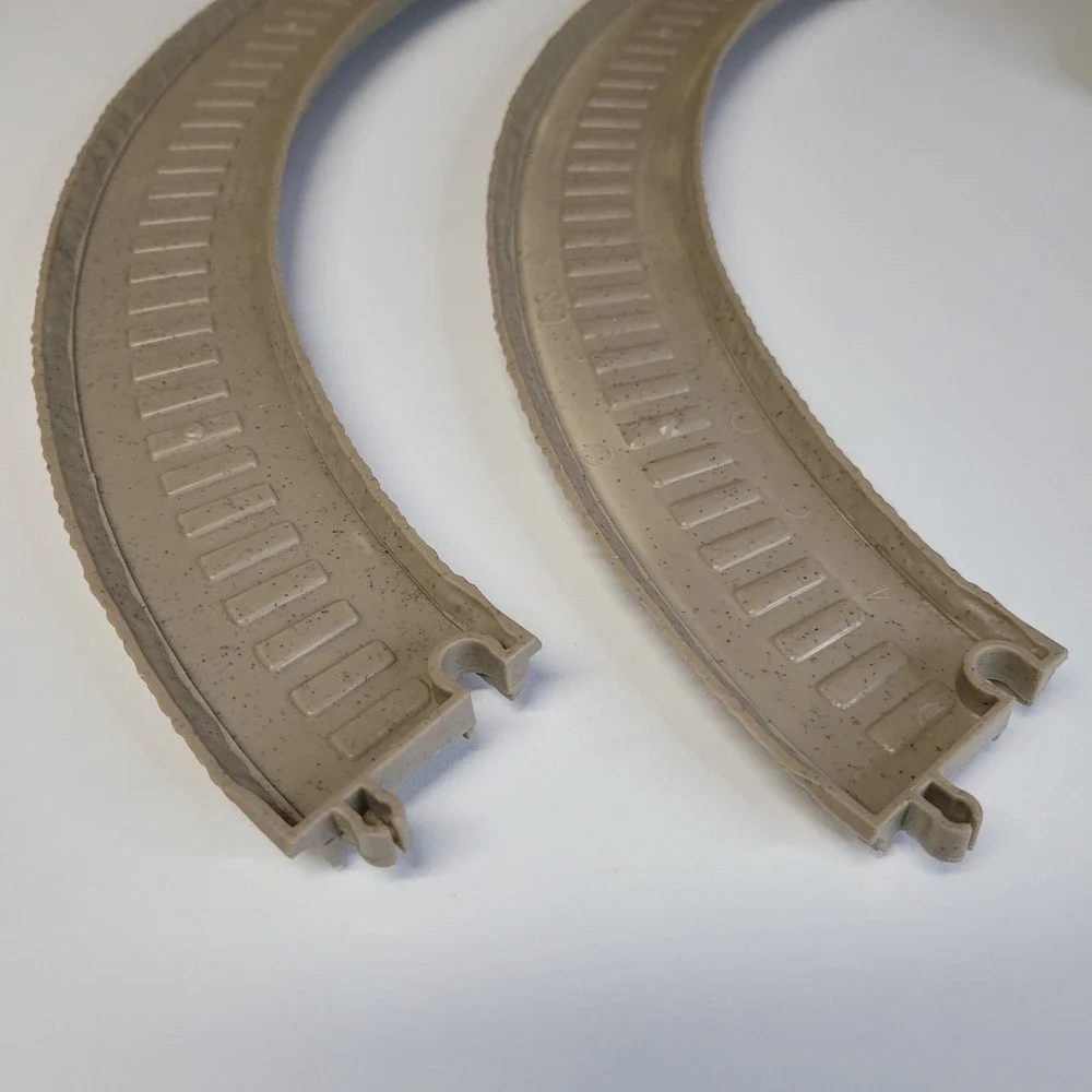 Thomas and Friends Wooden Railway Track Pieces Lot 2 Curved Sections 2012 Mattel